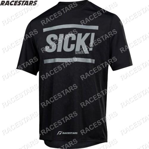 SICK Motocross Gear Spxcel Downhill Mountian MTB Jersey Cycling Wear Short Sleeve Bike DH Maillot Ciclismo Hombre Quick Drying