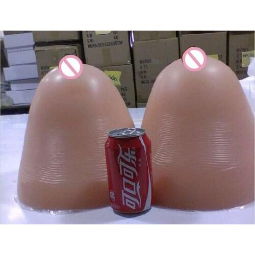 Super transgender Breast 12KG/pair Large Realistic Silicone Breast Forms boobs cross dresser Drag queen artificial breast