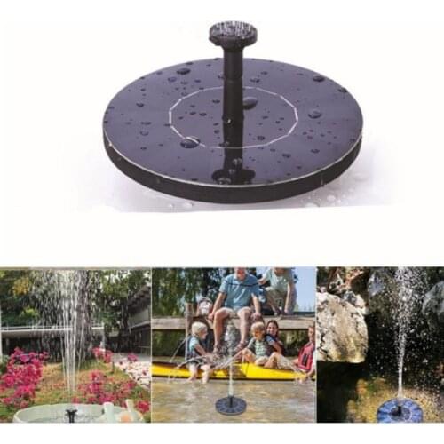 Mini Solar Power Water Fountain Garden Pool Pond Outdoor Solar Panel Bird Bath Floating Water Fountain Pump Garden Decor