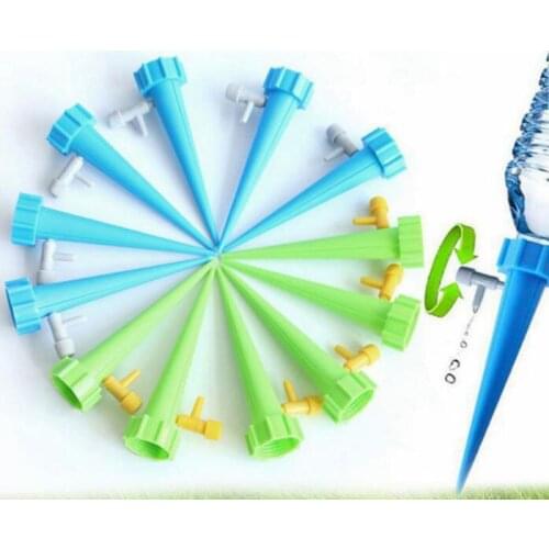 1/6/12PCS Auto Drip Irrigation Watering System Automatic Watering Spike for Plants Flower Indoor Household Waterers Bottle New