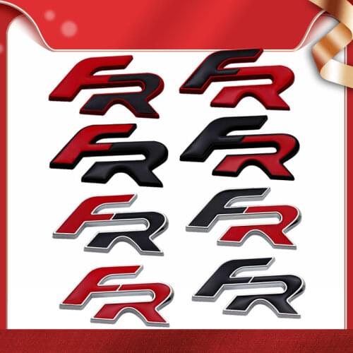 3D Premium Metal FR for Ibiza Leon Altea IBE Toledo Exeo IBL IBX car Hood Fender trunk Rear Bonnet Decal Emblem Badge Sticker