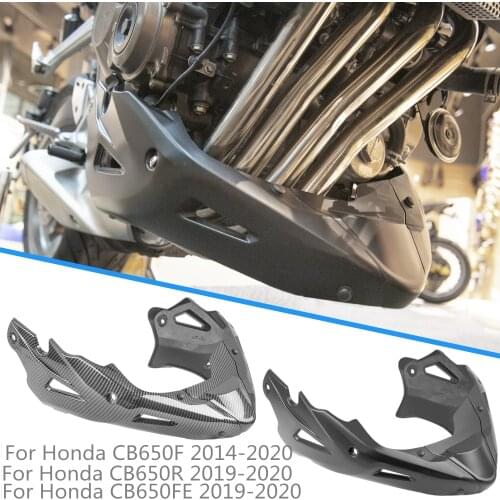 CB 650R Motorcycle Engine Protector Guard Cover Under Cowl Lowed Shrouds Fairing Belly Pan for Honda CB650R CB650FE 2014-2020