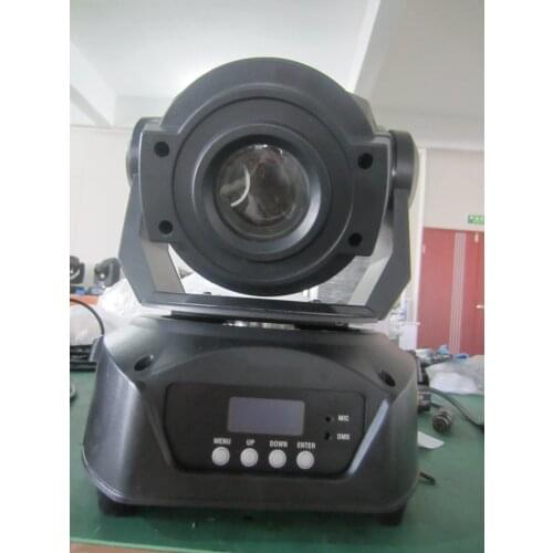 Cheap dj equipment from china 90w led mini moving head spot light beam effect gobo project wedding dj culb for bar dmx control