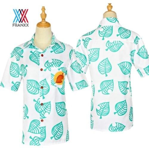 Kids Animal Shirt Cosplay Costume Tom Nook Shirt Clothing Men T-shirt Tees Adult Women Short Sleeve Unisex Blouse Tops