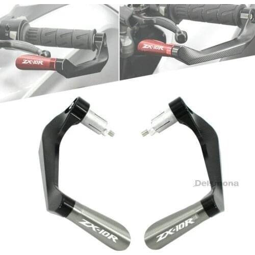 For KAWASAKI ZX10R ZX-10R ZX 10R Motorcycle CNC Handlebar Grips Guard Brake Clutch Levers Guard Protector