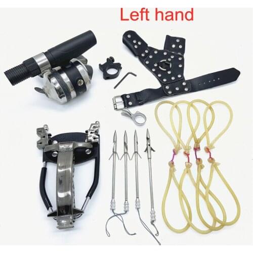 Powerful Fishing Slingshot Set Fish Shooting Slingshot Catapult Outdoor Hunting Sling with Fishing reel Precision Sling shot Bow