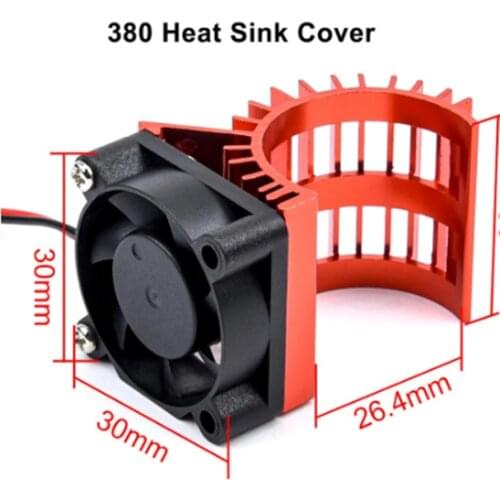 Brushless Motor Heatsink + Fan Cooling 380/540 Heat Sink Cover Electric Engine For RC model Car HSP 7014