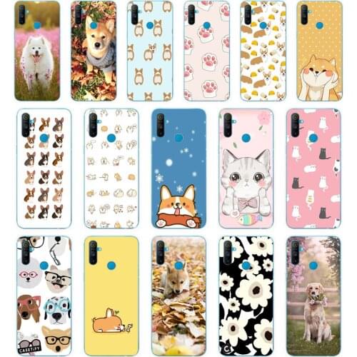 107AA Shiba Inu Dog Puppy gift Soft Silicone Tpu Cover phone Case for OPPO A1K A5S A7 AX7 A5 A9 2020 Realme C3 Case