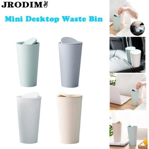 Home Office Organizer Mini Desktop Waste Bin Desktop Litter Trash Little Tabletop Trashbox Small Trash Can Sundries Storage Bin