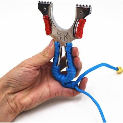 Alloy Clip Flat Leather Slingshot Fast Compression Fiber Optic Five-link Sight Screw Spider Slingshot