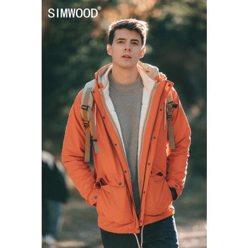 Simwood Men's Long Parkas