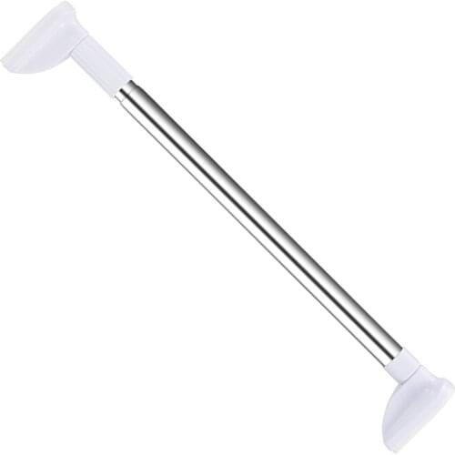 50-120cm Punch-free Telescopic Clothing Rod Extendable Stainless Steel Curtain Pole Easy Installation for DIY Space Dropshipping