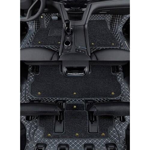 High quality! Custom special car floor mats for Cadillac XT6 2020 6 7 seats durable double layers car rugs carpets for XT6 2020