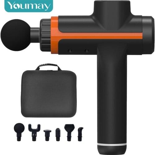 Youmay Massage Gun Fascia Gun Sport Therapy Muscle Massager Body Back Neck Relaxation Pain Relief Slimming Shaping Massager