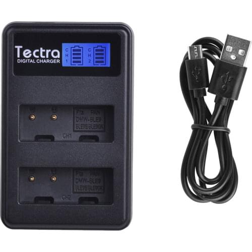 DMW-BLG10 LCD USB Battery Charger for Panasonic DMW BLG10 BLE9 BLG10E Lumix DMC-GF6 GX7 GX80 GX85 GX7 Mark II DMW-BLE9 Charger