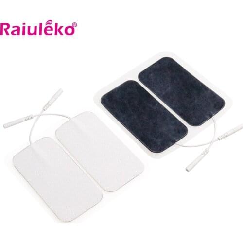 20pcs/50pcs Electrode Pads Tens Muscle Stimulator 5x9cm Self Adhesive Replacement Reusable for Slimming Electric Body Massager