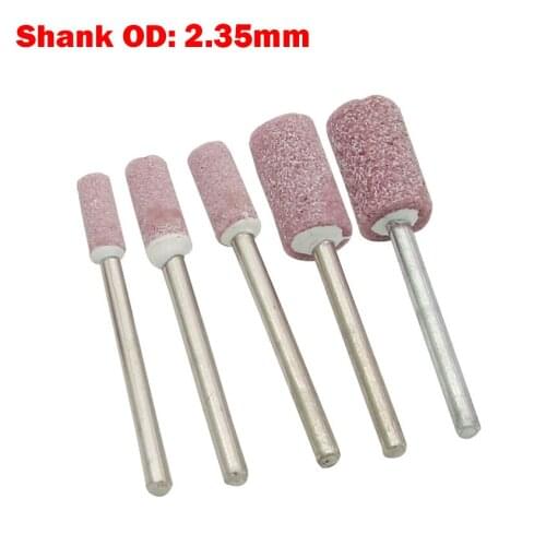 3mm Shank OD 4mm 5mm 6mm 8mm Cylinder Head OD Dremel Rotary Power Tool Metal Jade Grinding Buffing Wheel Polishing Head