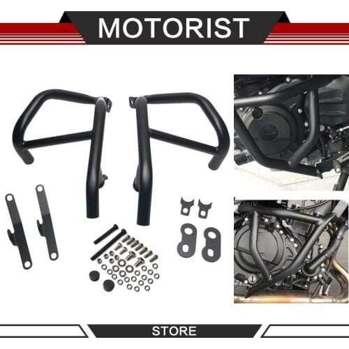 Motorcycle Accessories Z400 2018 2019 Engine Bumper Guard For Kawasaki Z 400 2018 2019 Crash Bar Protector Black