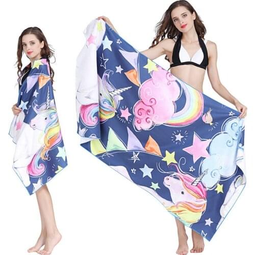 Unicorn Quick-Dry Women Mens Sport Towel Mother Gift, Beach Towel, bridesmaid gift, Bath Towel, Pool Towel