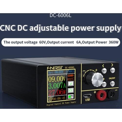 DC6006L 1.44" High Definition LCD Digital Control DC Adjustable Power Supply Programmable Step-down DC Adjustable Power Supply