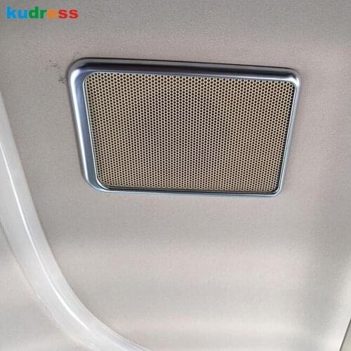 For Toyota Alphard Vellfire 2016 2017 2018 2019 ABS Matte Audio Speaker Roof Top Inner Loudspeaker Trim Square Sticker