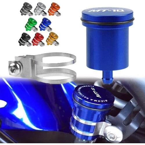 Universal Motorcycle Aluminum Brake Fluid Reservoir Clutch Tank Oil Fluid Cup FOR YAMAHA MT10 MT-10 MT 10 2016 2017 2018 2019