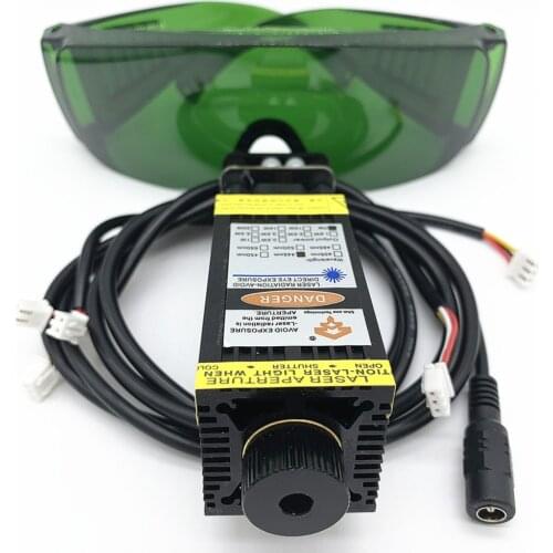 Actual wattage. Actual power, cnc7W laser head, blue laser module, can engrave oxide metal, can engrave stainless steel