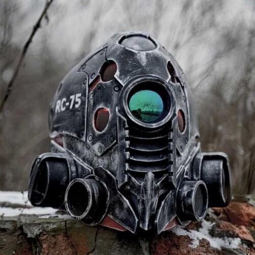 Halloween Steampunk Robot Masque Headgear Durable And Comfortable To Wear Suitable For Carnival Masquerade
