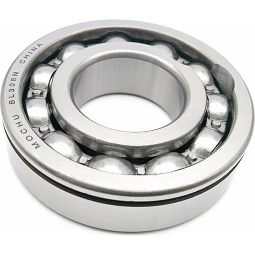 MOCHU BL308 BL308N BL308NR 40X90X23 Single Row Deep Groove Radial Ball Bearing Maximum Capacity Type Steel Cage Snap Ring