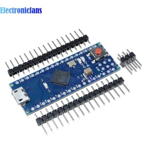 Pro Micro ATmega32U4 5V 16MHz Board Module Replace Pro Mini ATmega328 4 Channels Microcontroller With Pins Header For Arduino