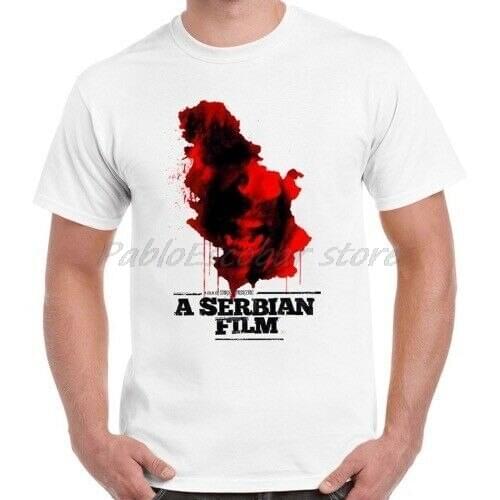A Serbian Film Horror 2010 Poster Retro T Shirt men cotton tshirt summer brand t-shirt bigger size drop shipping