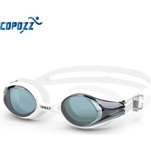 COPOZZ Professional Waterproof Swimming Goggles Adult Double Anti-fog Water Swim Glasses Men Women eyewear Swim Goggle with case