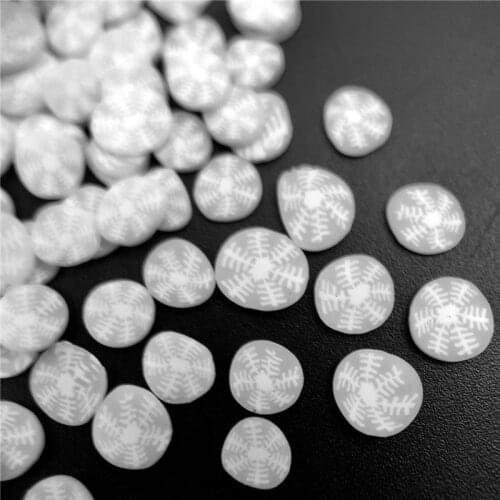50g Snowflake Polymer Clay Sprinkle For Kids Diy ,Soft Clay For Craft Clay/Nail Art/Scrapbook Decoration DIY, Craft Filler