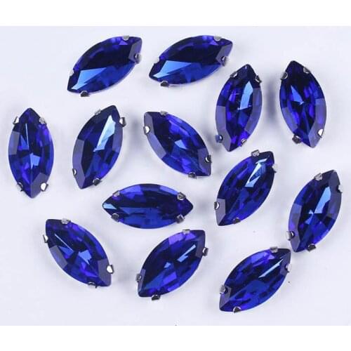 Pulaqi Crystals Claws Rhinestones For Sewing Horse Eye Diamond Rhinestones Applique Sewn For Dress Strass Rhinestone DIY New F