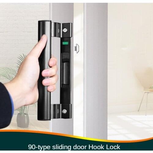 Door handle lock for sliding door handle steel door handle aluminum alloy door lock