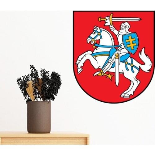 Lithuania Europe National Emblem Removable Wall Sticker Art Decals Mural DIY Wallpaper for Room Decal