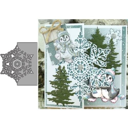 Snowflake Lace Metal Cutting Dies for Scrapbooking Handmade Mold Cut Stencil DIY Card Make Mould Model Craft Decoration New 2021