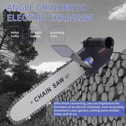 Angle Grinder Modified To Electric Chainsaw Accessories Set Angle Grinder Converter 12 Inch Electric Chainsaw Modified Tool