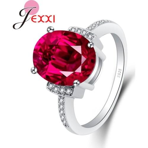 Vintage CZ Nice jewelry Women Silve Rings with 925 Logo Elegant Wedding Engagement Bague For Lady Bijoux Fast Shipping