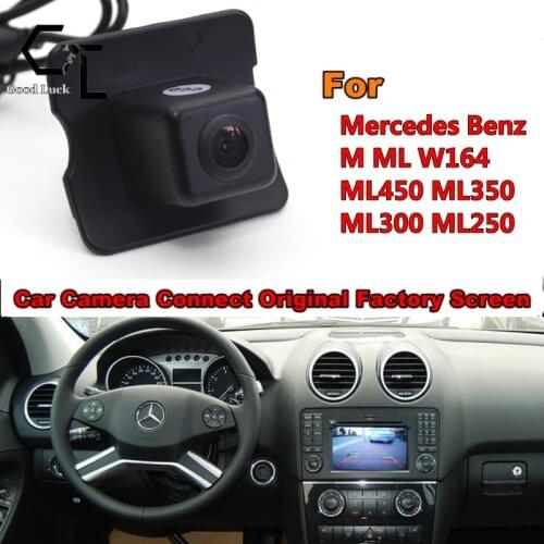 Reserved hole For Mercedes Benz M ML W164 ML250 ML300 ML350 ML450 Back Up Rear View Camera / RCA & Original Screen Compatible