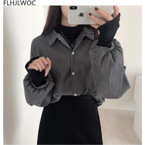 2021 Fall Autumn Cardigans Design Fashion Women Casual Single Breasted Loose Lazy Purple Boyfriends Long Shirts