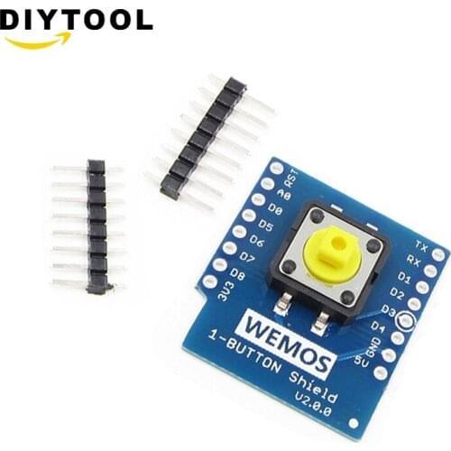 1-Button Shield for WeMos D1 mini button Key module
