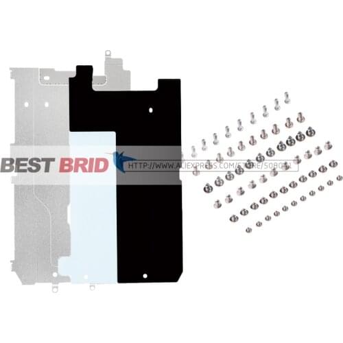 1set full screw For iPhone 5 5S 5C 6 7 8 PLUS with LCD Screen Holder Inner Metal Plate Display Shield Backplate Protector Cover