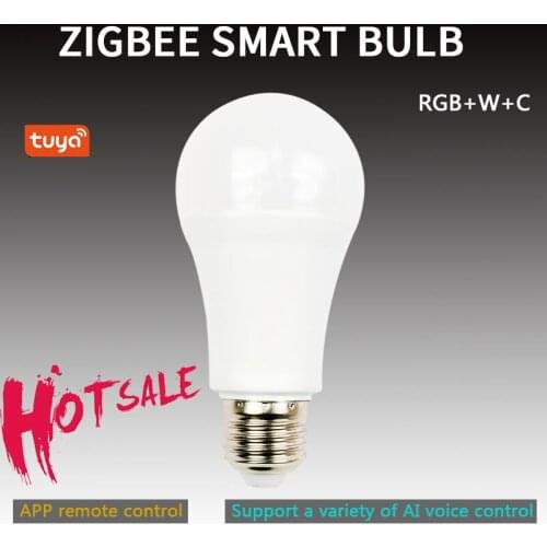 10W WiFi Smart Light Bulb E27 LED RGB Lamp Work With Alexa/Google Home 100-240V RGB+White Dimmable Timer Function Bulb