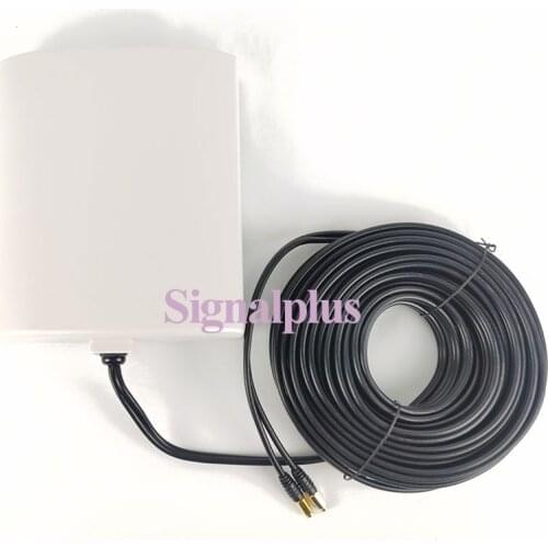 1710-2690mhz 28dBi panel mimo antenna high gain 3g 4g antenna city outdoor directional panel wall mount antenna 15 meters cables
