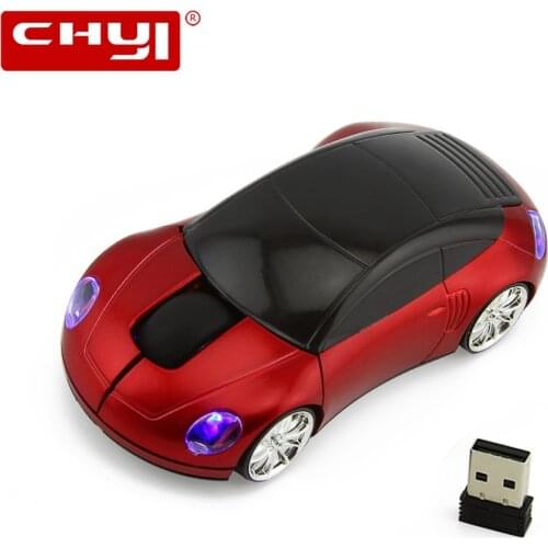 Wireless Mouse Car Shape Computer Mice Mause Super 2.4Ghz With Flashing LED Light Sem Fio Mouse for Netbook Laptop Gaming Mouse