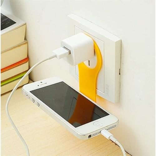 2/5PCS Portable Folding Charger Adapter Mobile Phone Charging Holder Stand Cradle Load Holder Hanging Holder Shelves