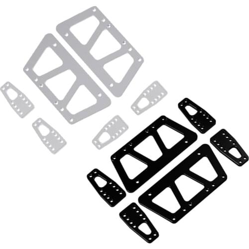 28EC Chassis Lift Plate Set Metal Parts for RC Axial SCX10 Model Car Accessories