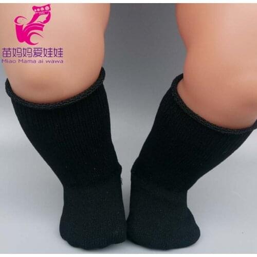 40cm baby doll sock for underwear doll headwear 43cm doll bib hat accessories