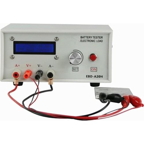 Battery Capacity Tester Electronic Load Power Tester Discharge Meter 20A Battery indicator